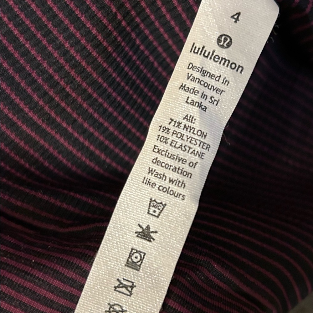 Lululemon Striped Leggings